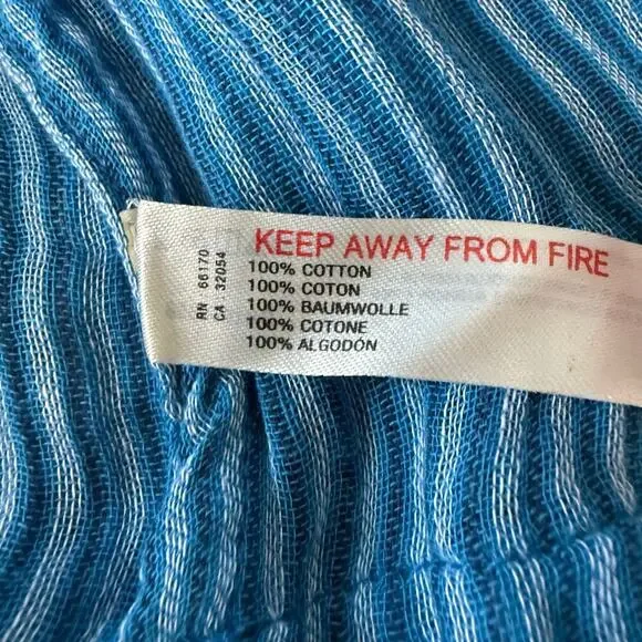 Free People dress midi or maxi striped cotton boho beach summer spring XS - Picture 8 of 8